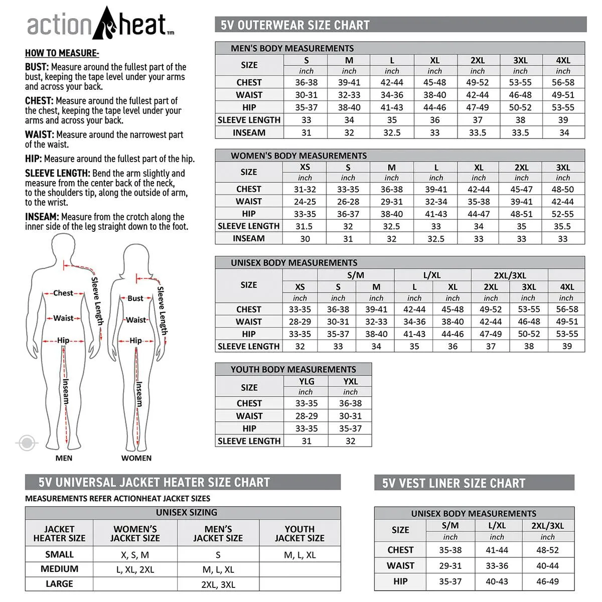 ActionHeat 5V Men's Heated Base Layer Pants