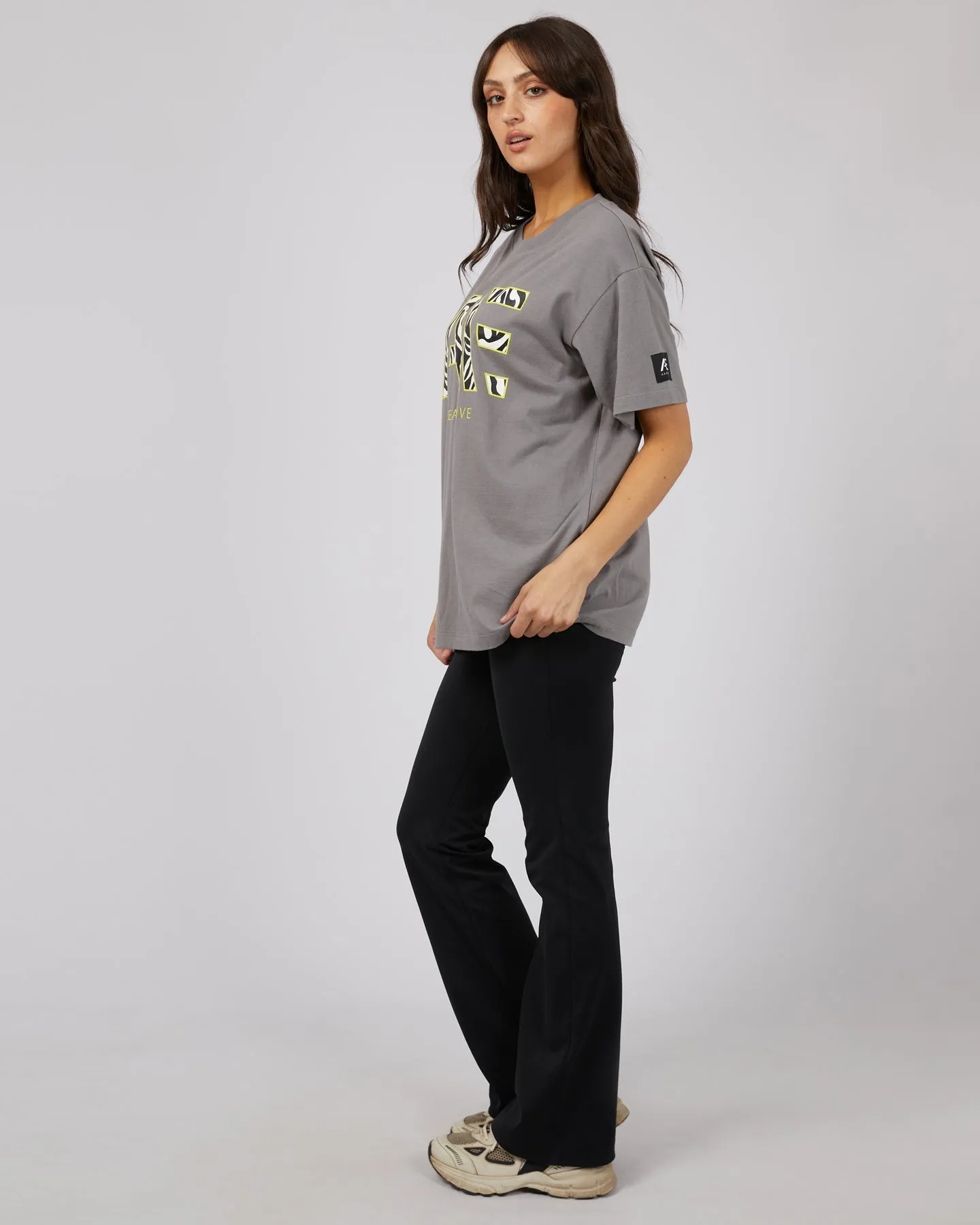 All About Eve Parker Active Tee Charcoal