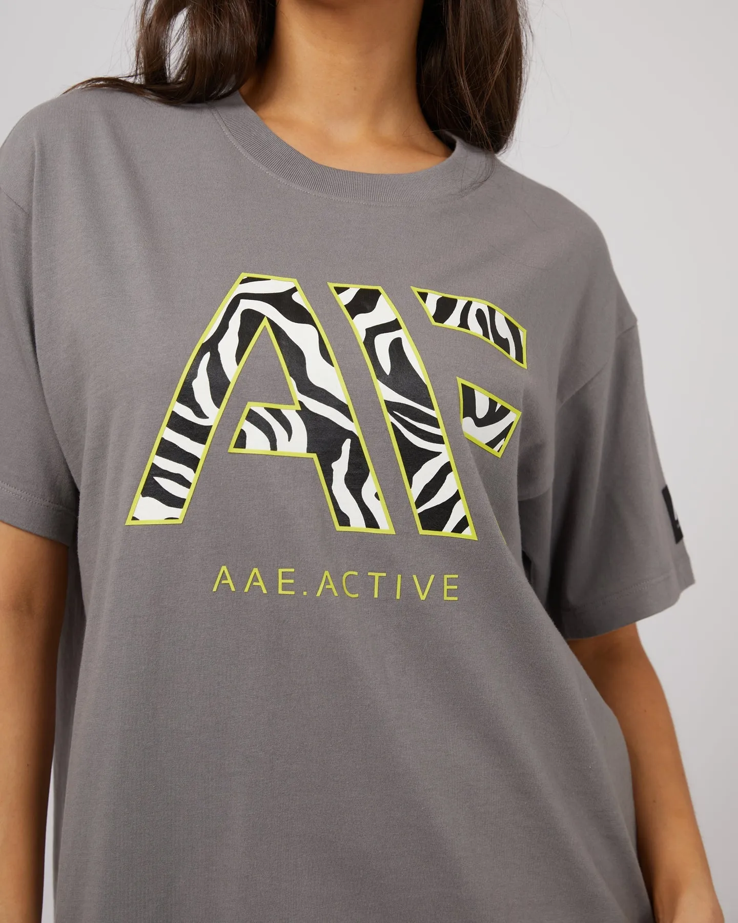 All About Eve Parker Active Tee Charcoal