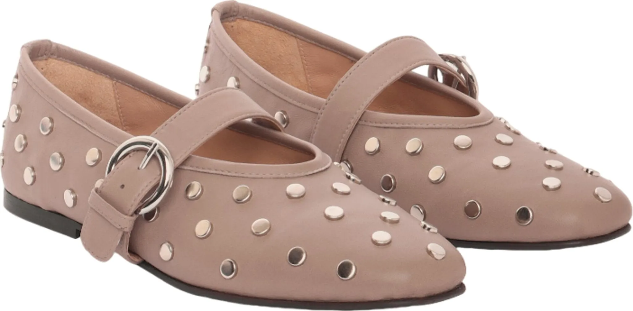 Aveiro Stud Leather Ballerine - Women's|-|Ballerine en cuir Aveiro Stud - Femme