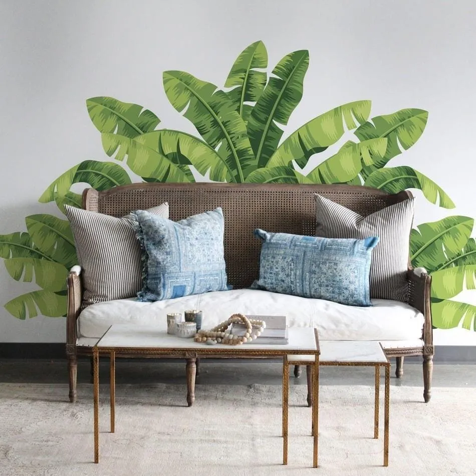 Banana Leaves Wall Decals