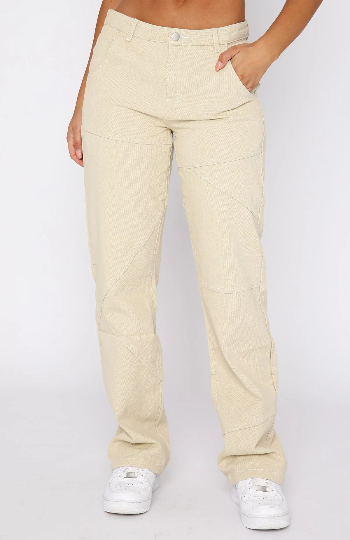 Big Energy Jeans Beige