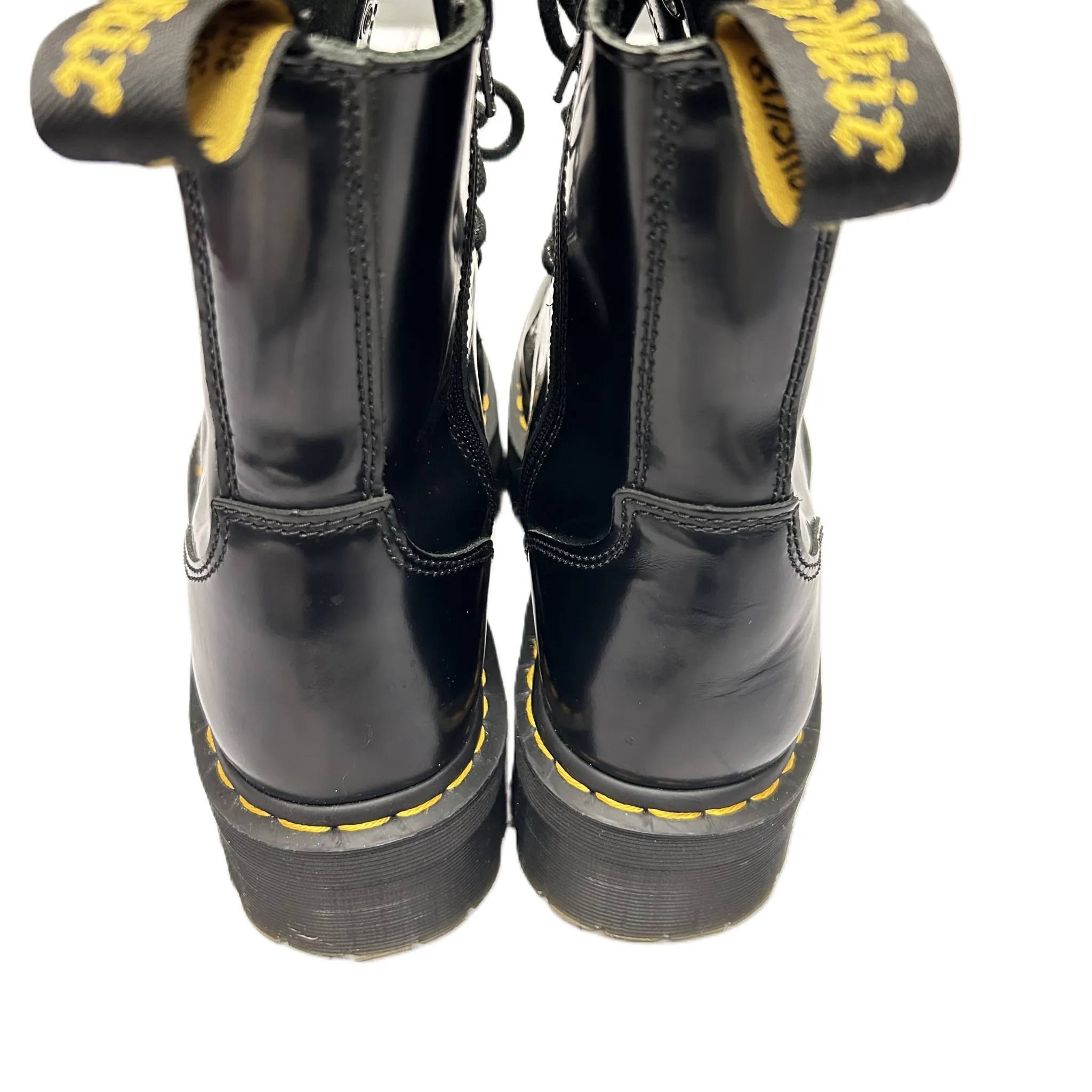 Black Boots Combat By Dr Martens, Size: 11