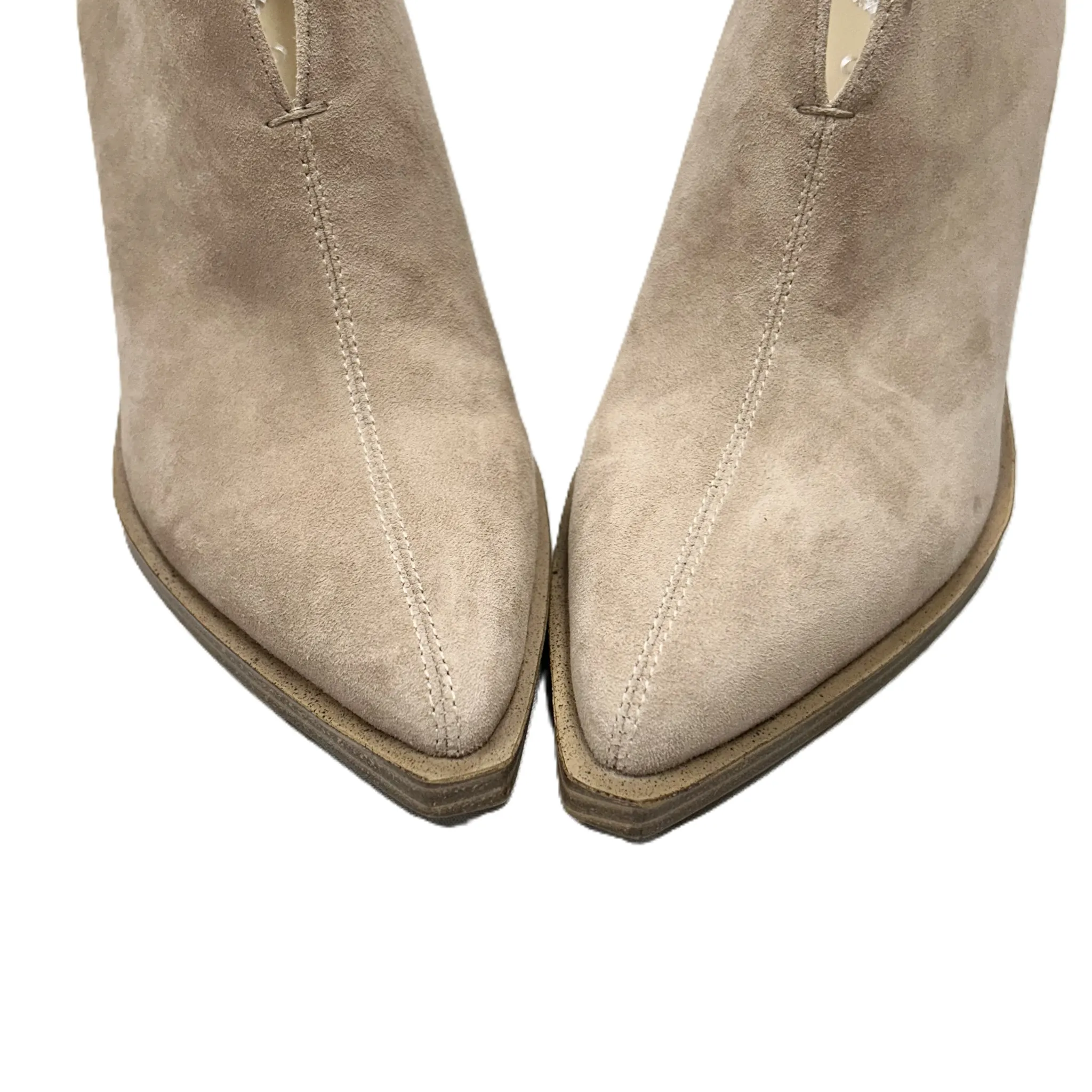 Boots Ankle Heels By Vince Camuto In Tan, Size: 7