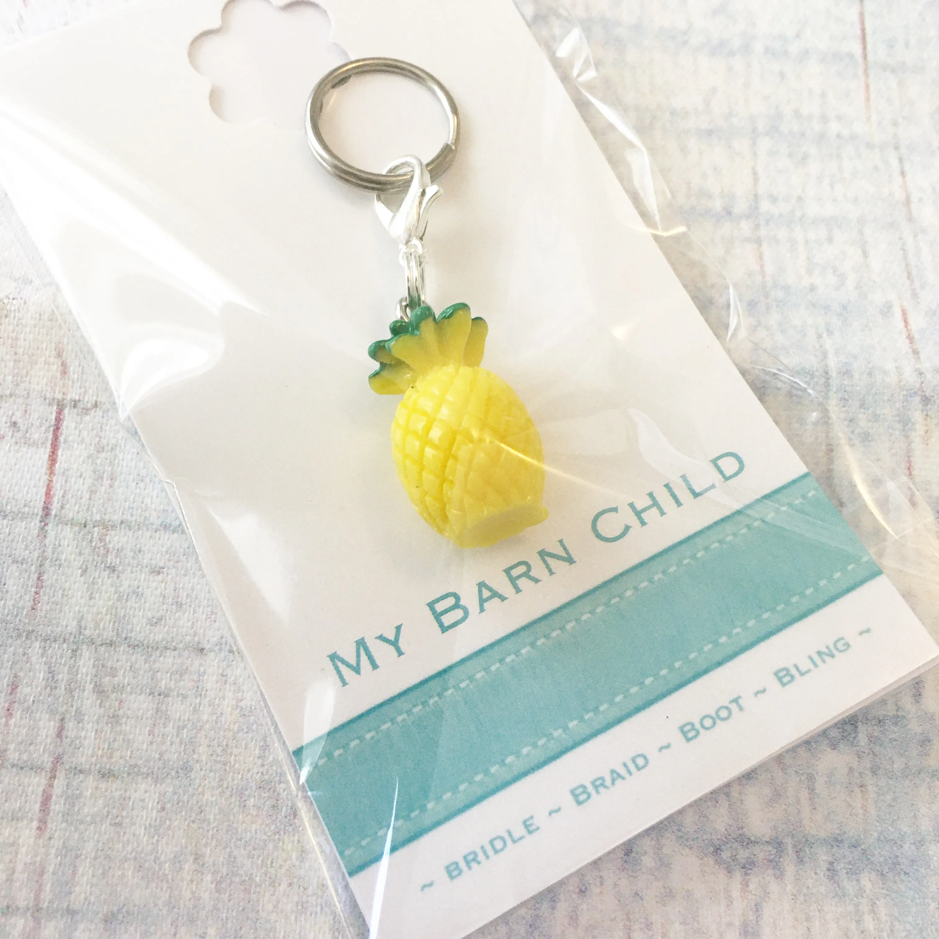 Bridle Charm: Pineapple 🍍 Yellow *SALE