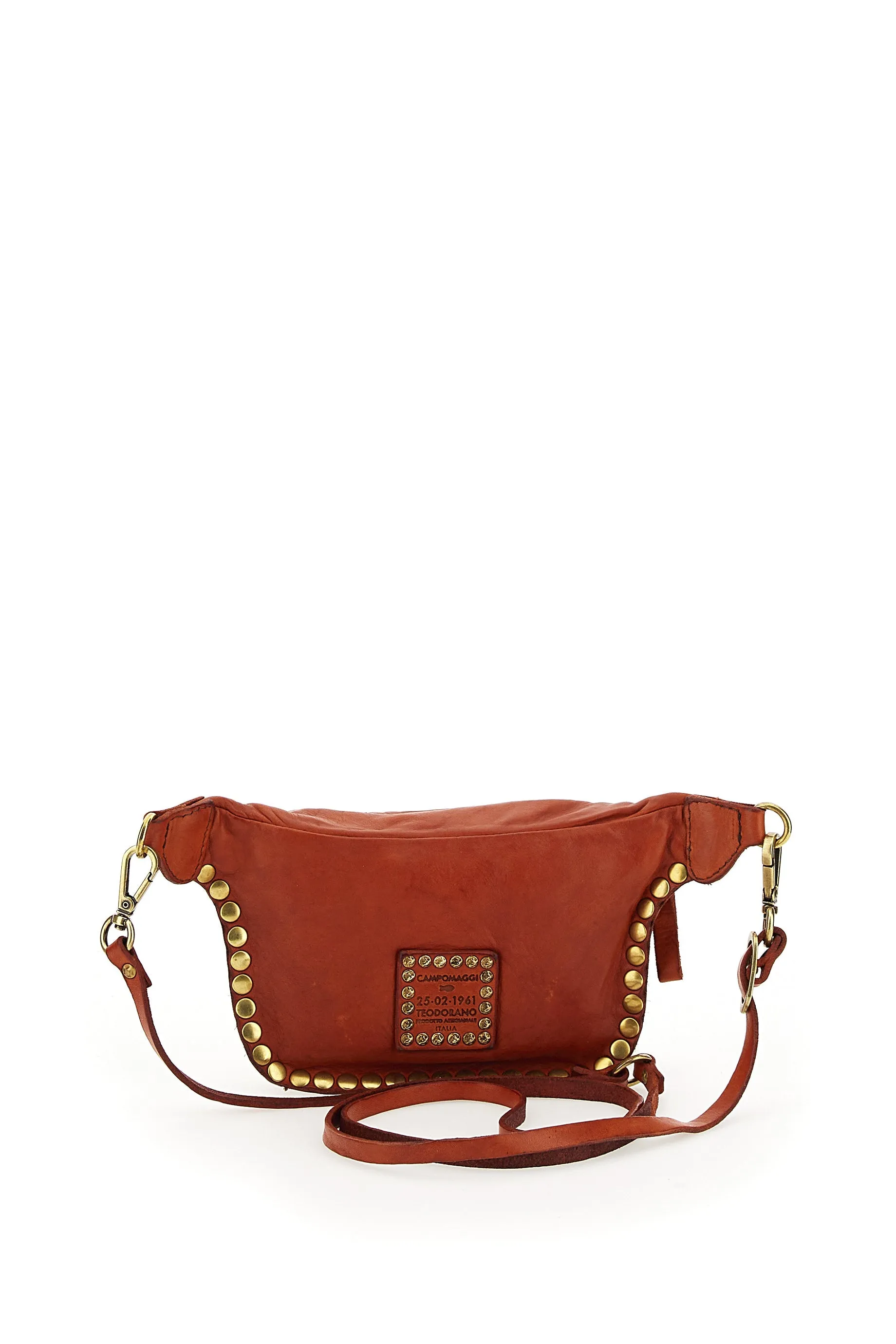 Campomaggi Stud Crossbody - Red