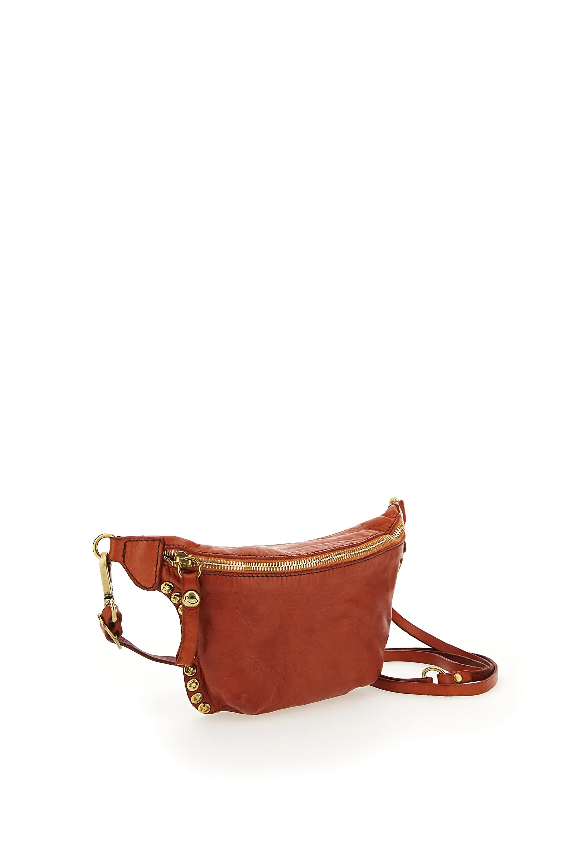 Campomaggi Stud Crossbody - Red