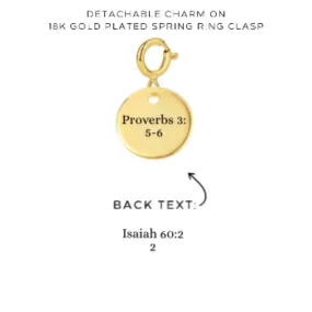 Engraved Charms with Detachable Clasp - Customer's Product with price 12.00