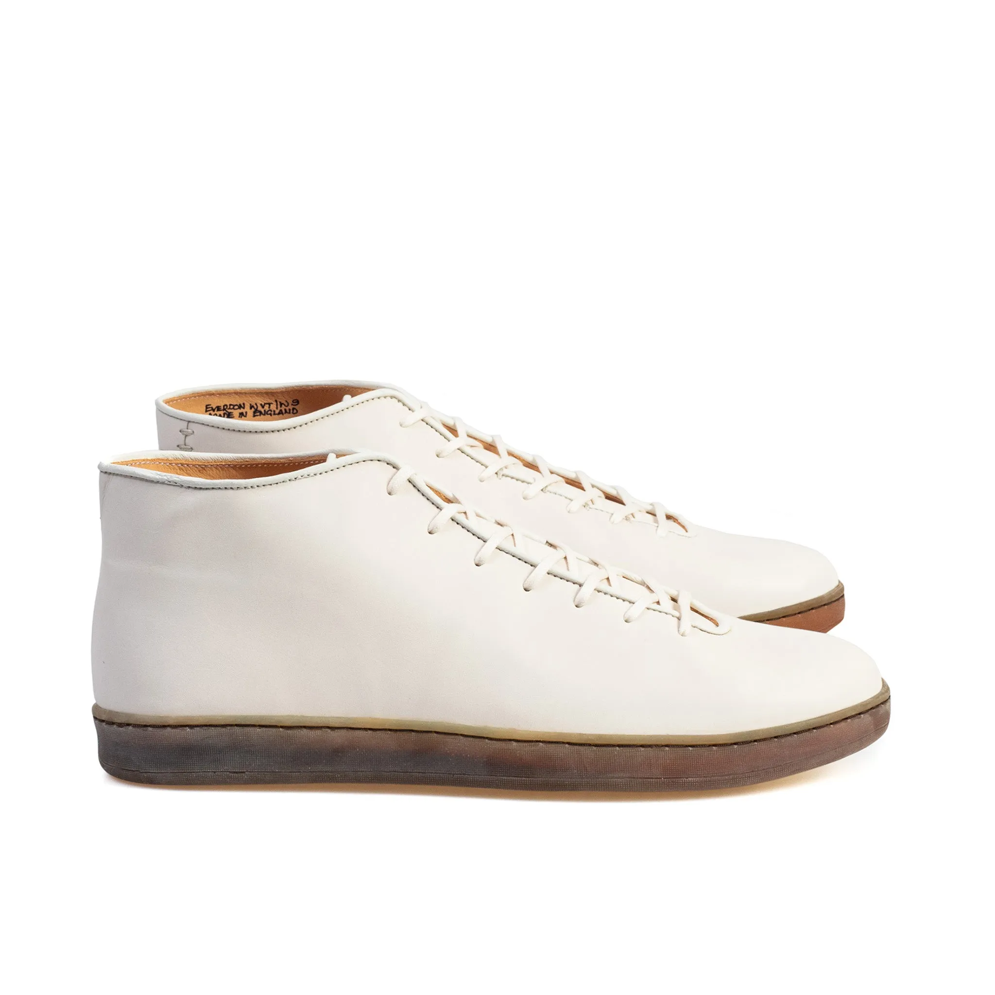 Everdon Wholecut Mid - Off-White Veg Tan Calf