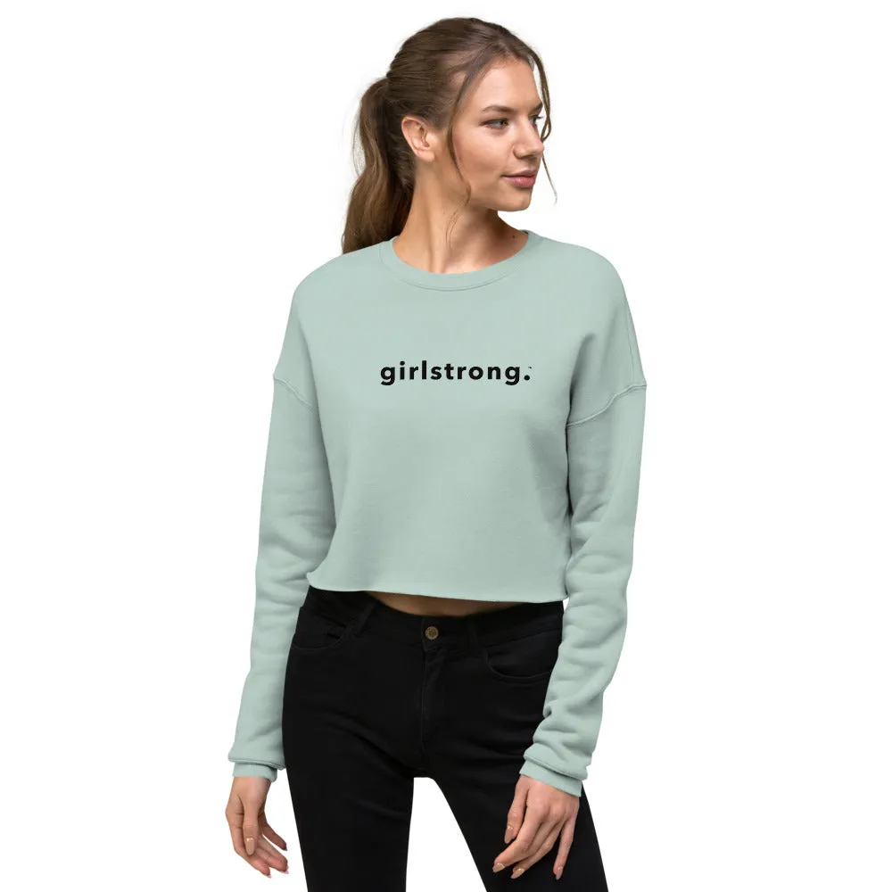 EVERYDAY FLEECE CROPPED SWEATSHIRT DUSTY BLUE