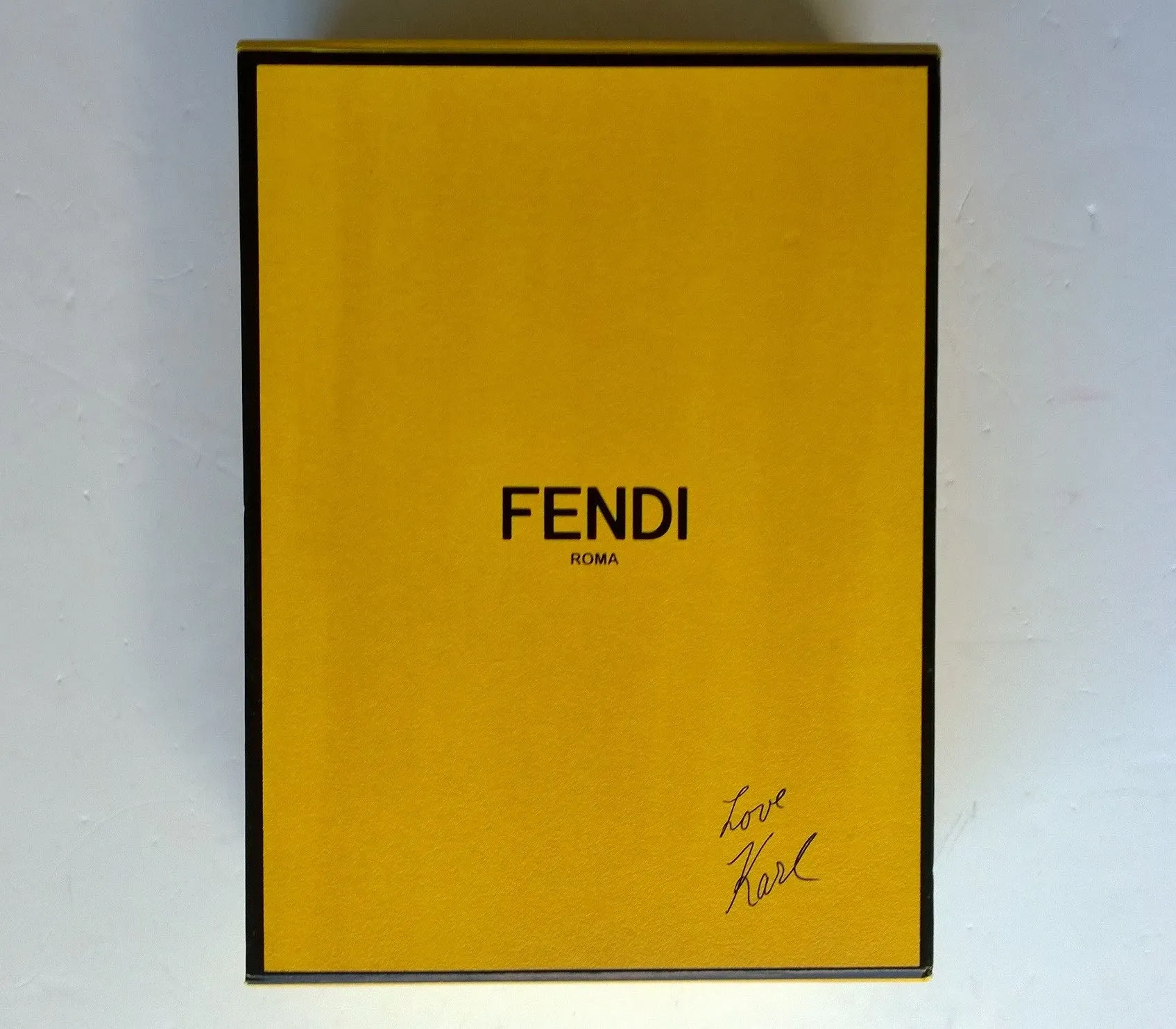 Fendi Mini Karlito Snow White with Silver Comb