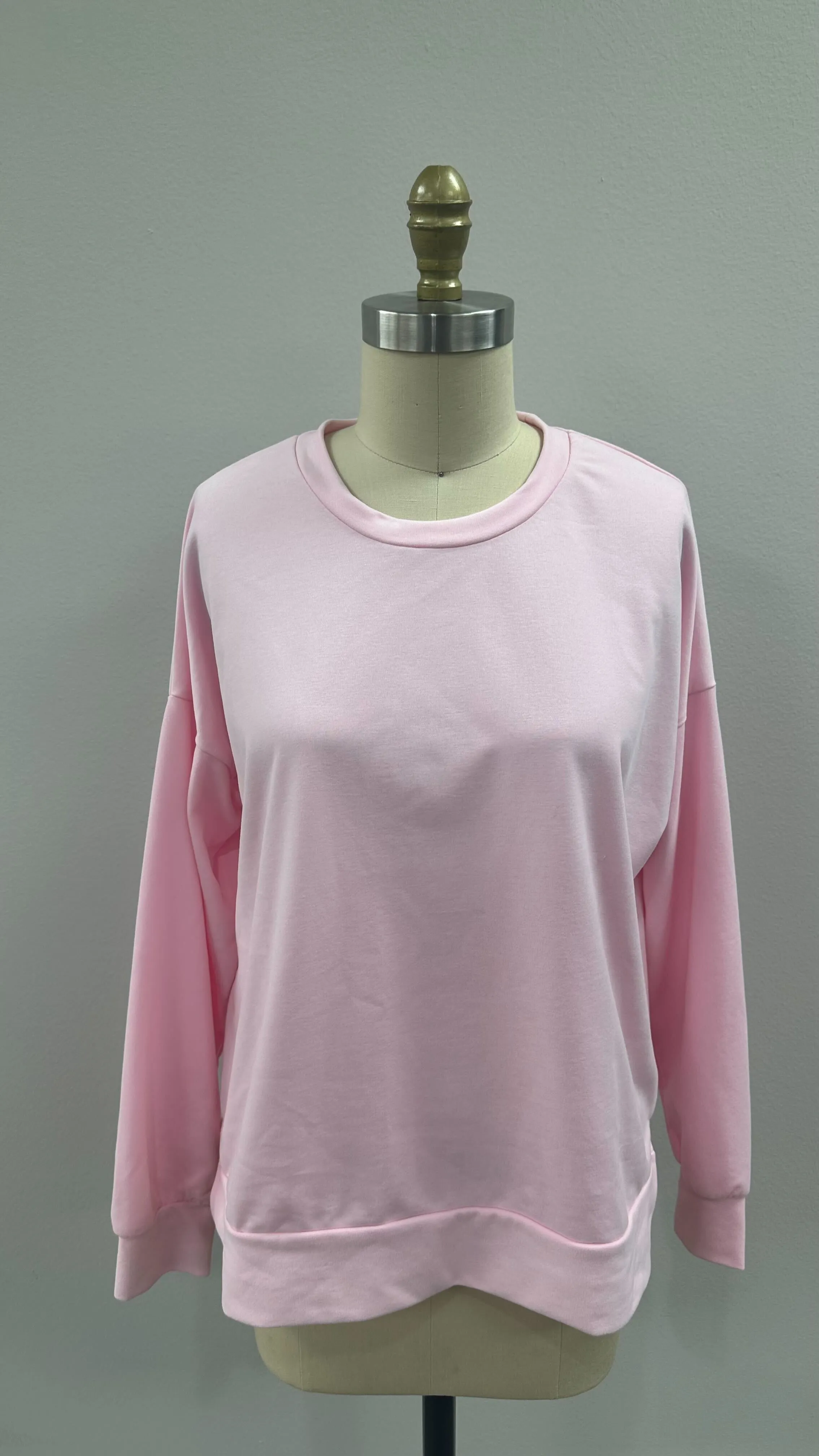 French Terry Sweatshirt in Pink