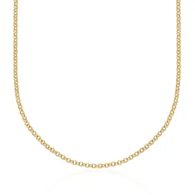 Gold Plated Belcher Chain Necklace