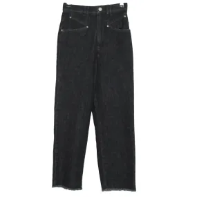 Isabel Marant Brand New £295 Black Dilali Crop Jeans XXS/XS