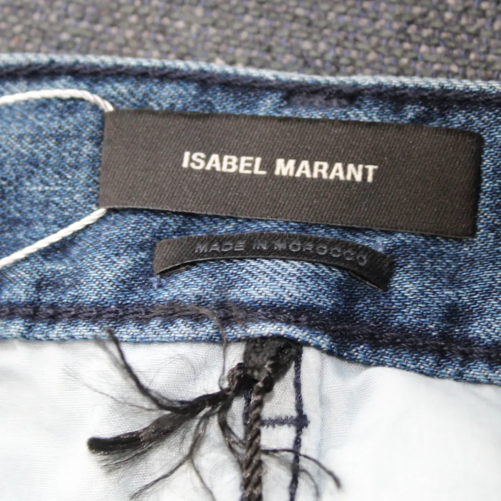 Isabel Marant_Brand New £295 Blue Dilali Crop Jeans XXS/XS