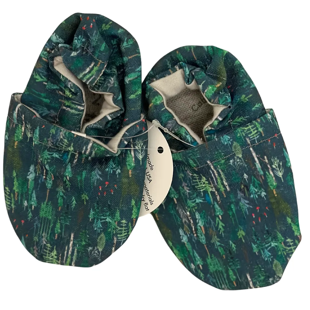 LE: Summer Forest Eco-Canvas Baby Shoes