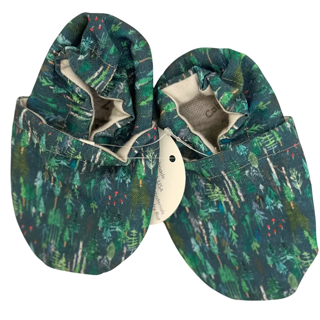 LE: Summer Forest Eco-Canvas Baby Shoes