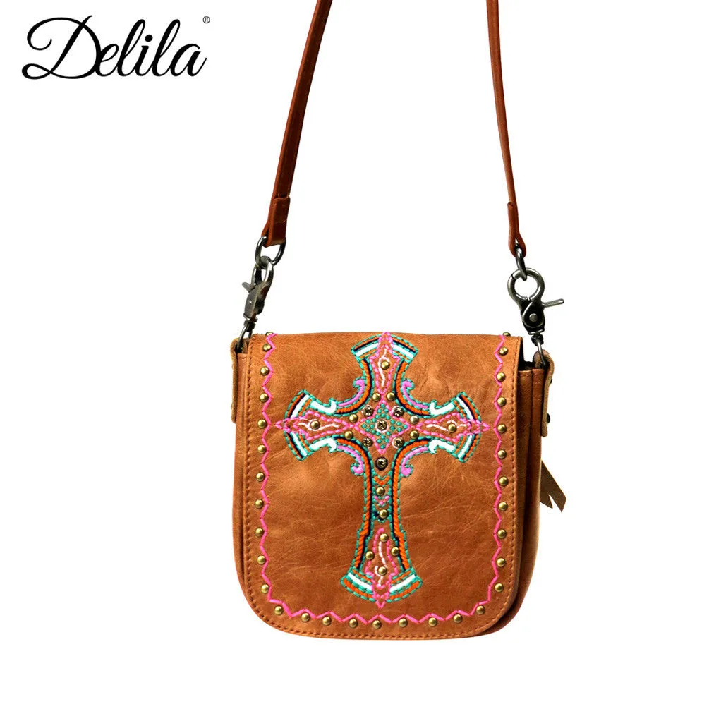 LEA09-503 Delila 100% Genuine Leather Crossbody