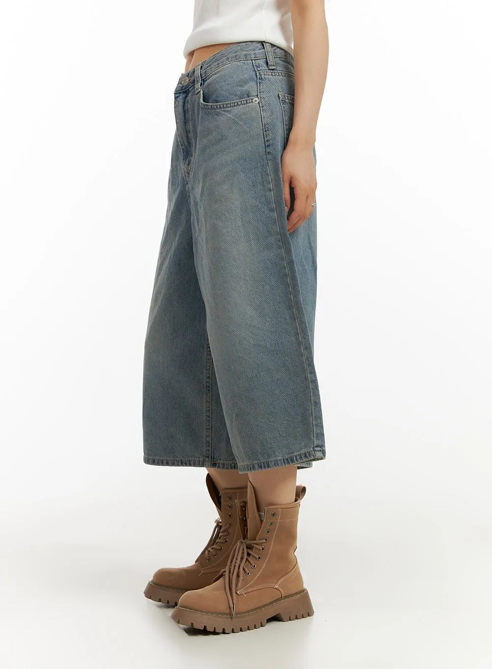 Low Rise Midi Jorts CY407