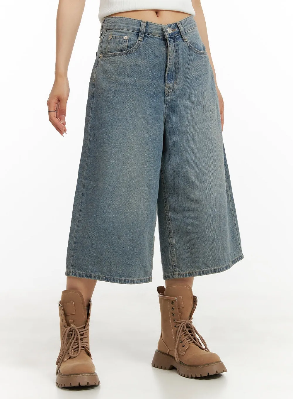 Low Rise Midi Jorts CY407