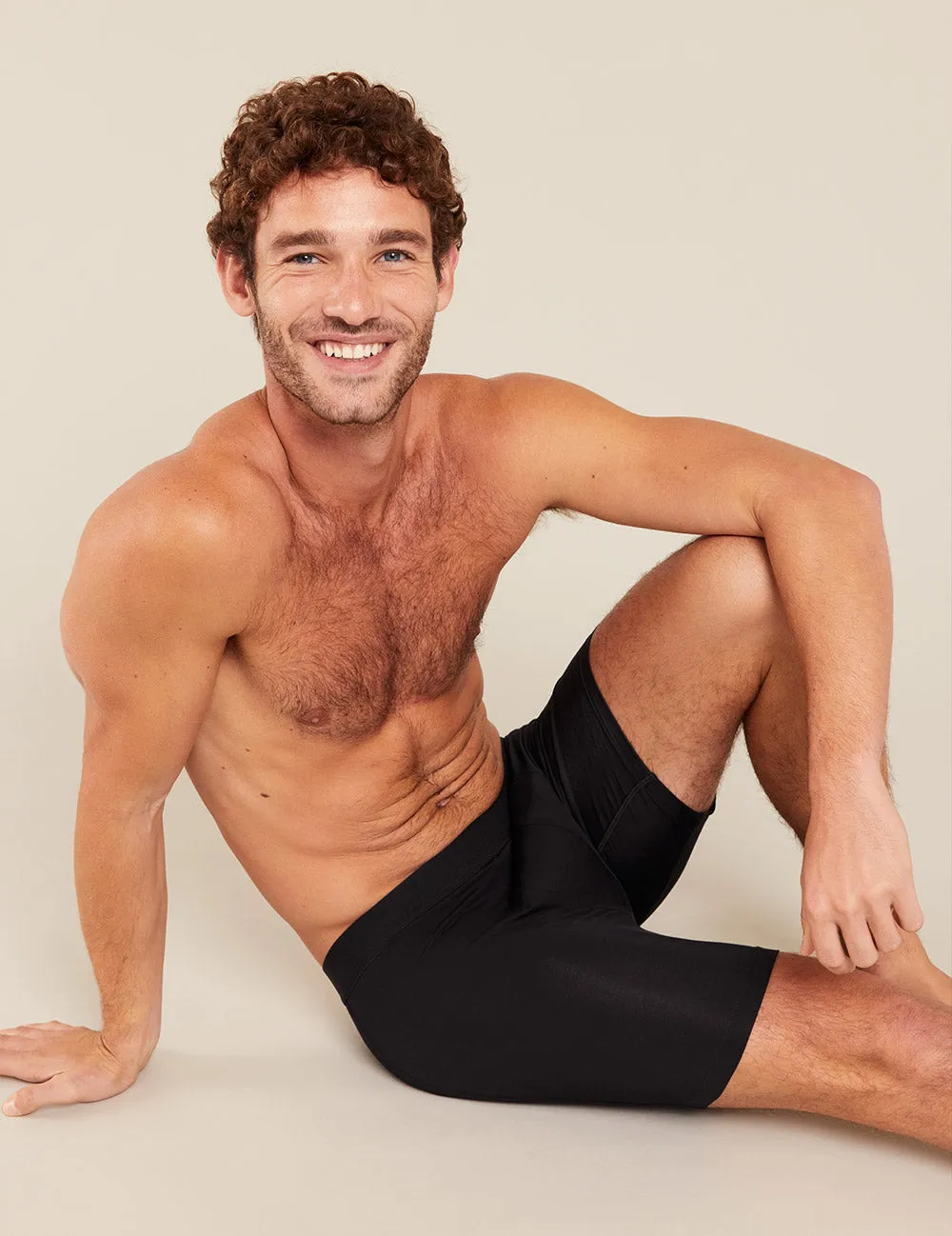 Men's Everyday Long Boxers - Black