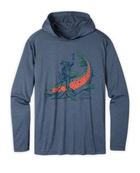 Men's Ride Wyoming Fish Hoodie