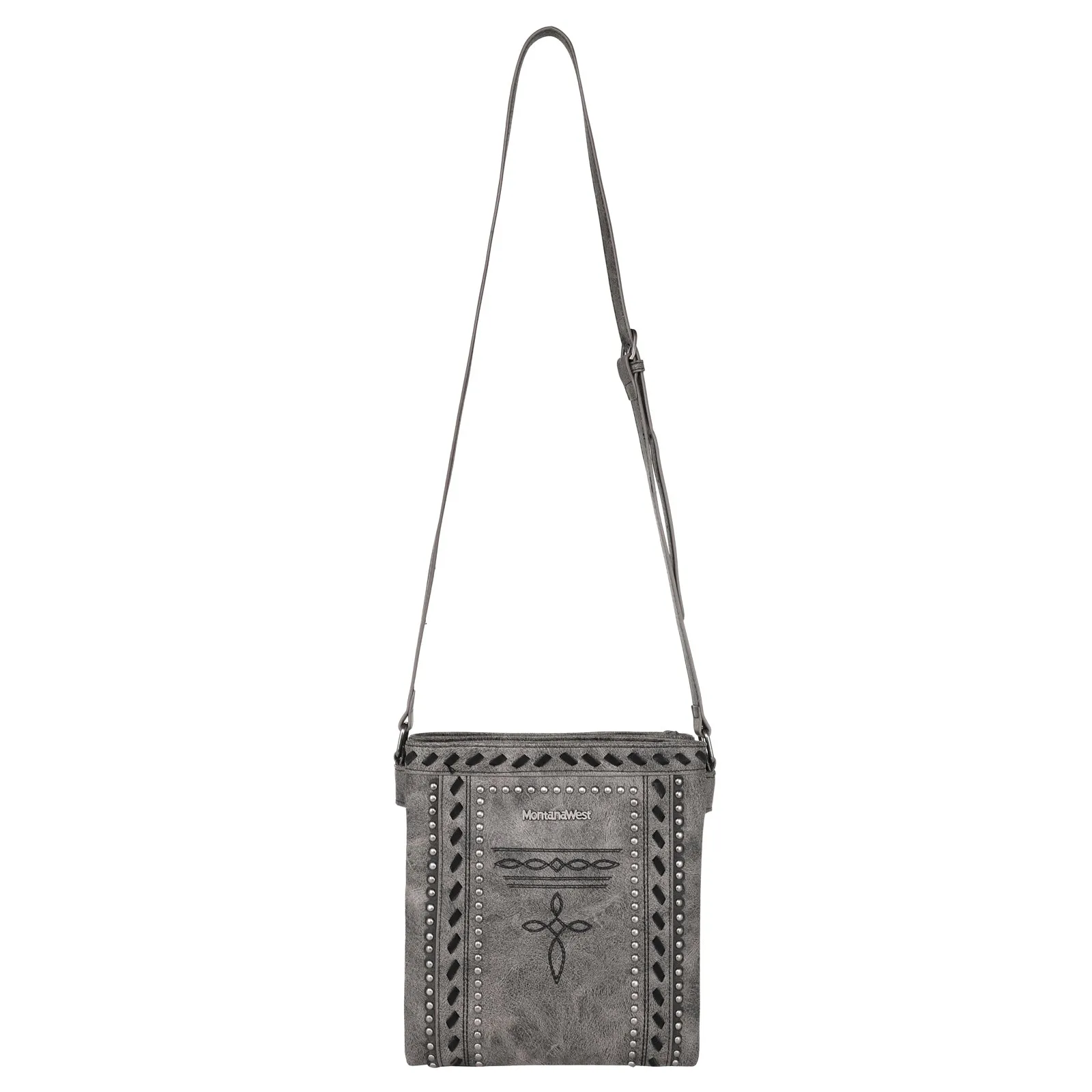 MW1124G-9360 Montana West Whipstitch Collection Concealed Carry Crossbody