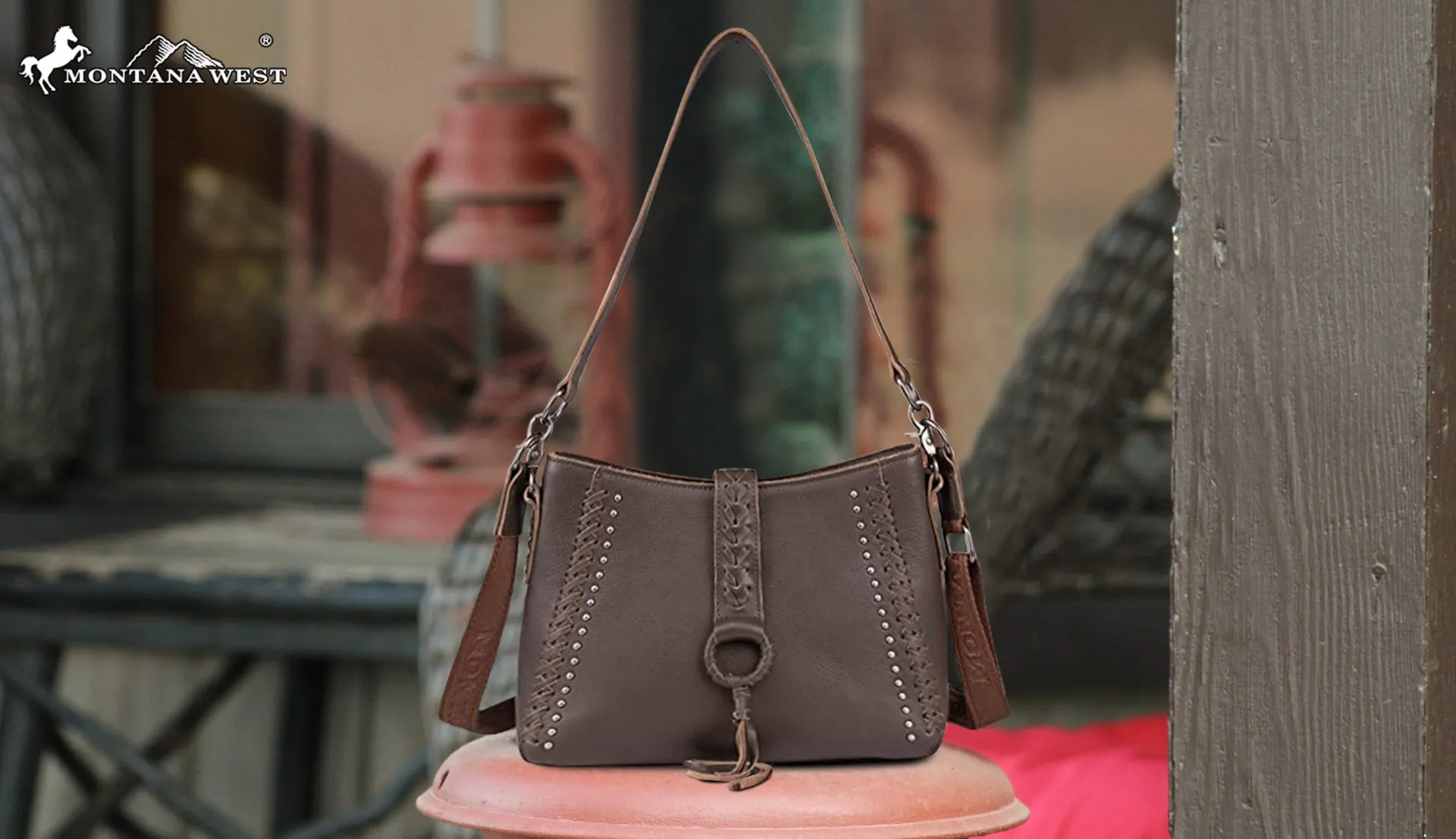 MWL-001 Montana West Genuine Leather Collection Hobo/Crossbody