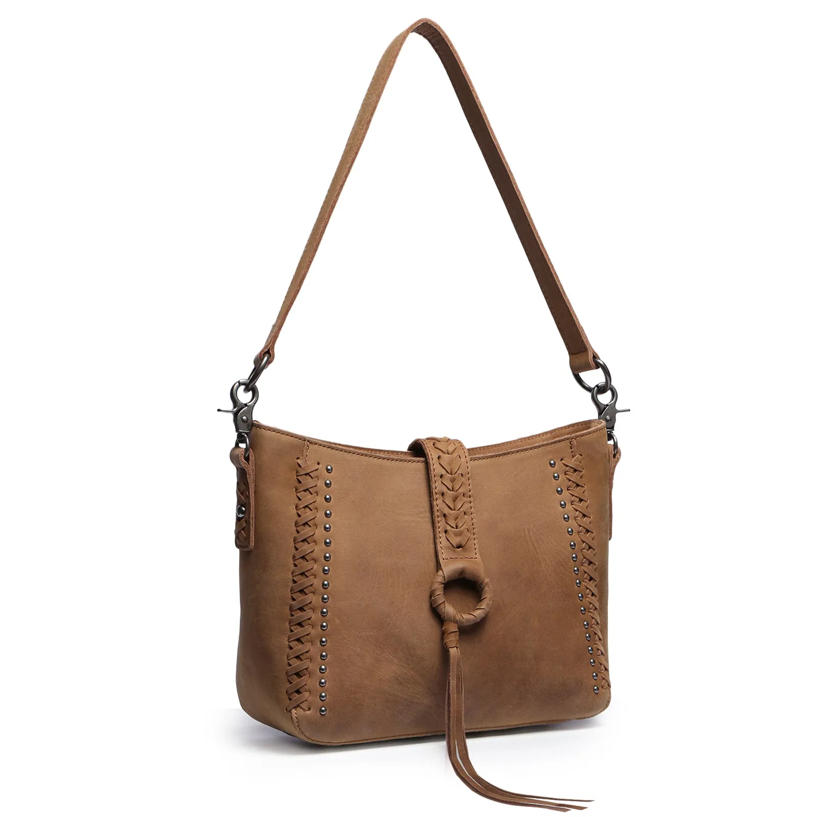 MWL-001 Montana West Genuine Leather Collection Hobo/Crossbody