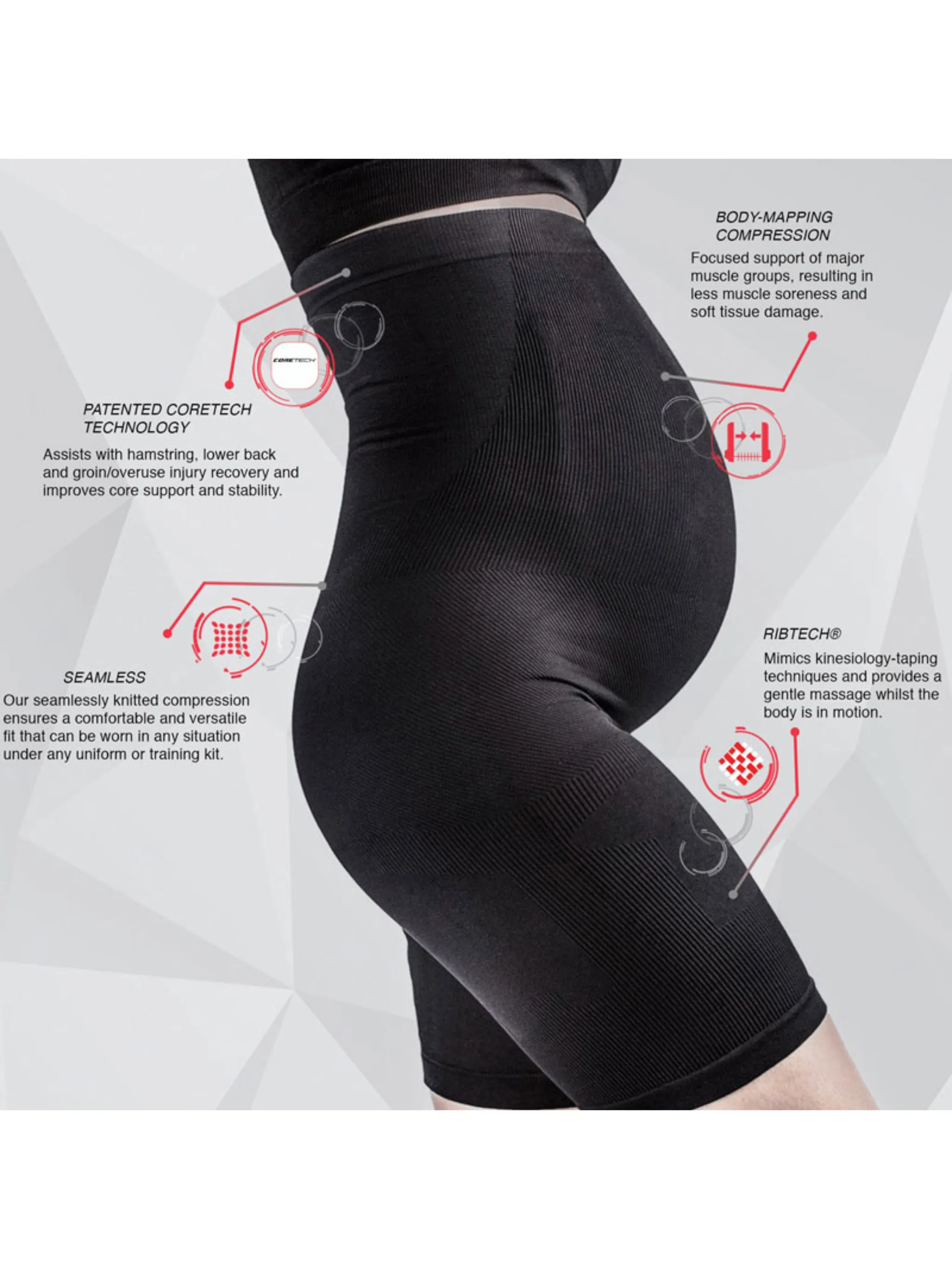 Patented CORETECH® Emma Pregnancy Support Shorts