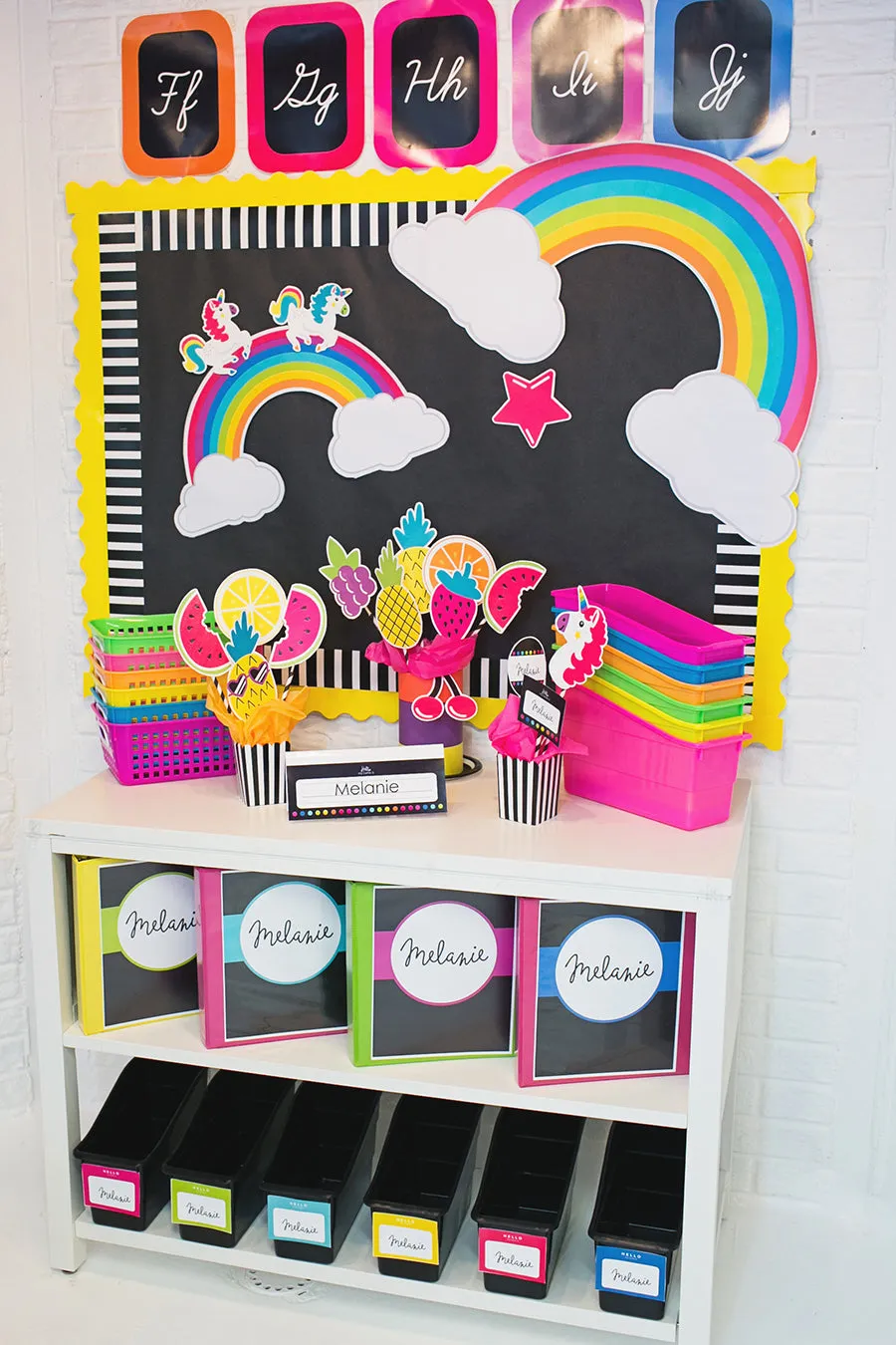 "Neon Pop" | Full UPRINT Bundle | Printable Classroom Decor | Teacher Classroom Decor | Schoolgirl Style