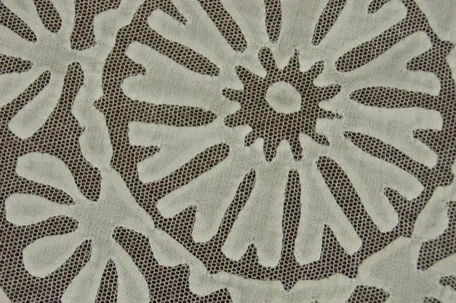 Rare White Buzsak Tablecloth