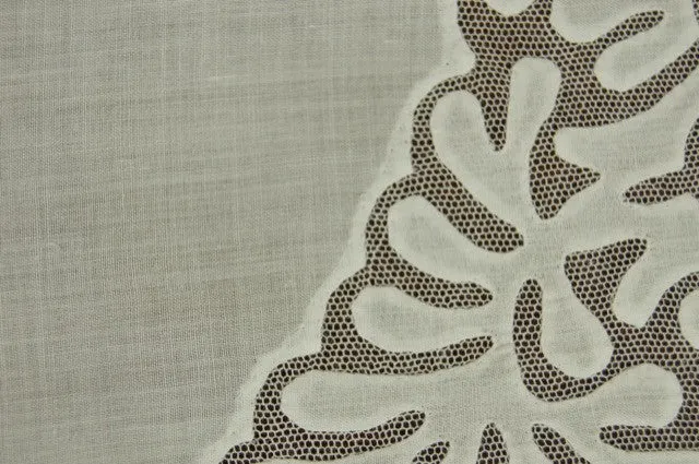 Rare White Buzsak Tablecloth