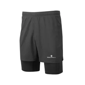 Ronhill | Men's Core Twin Short - All Black