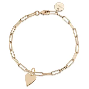 Small Heart Charm Bracelet