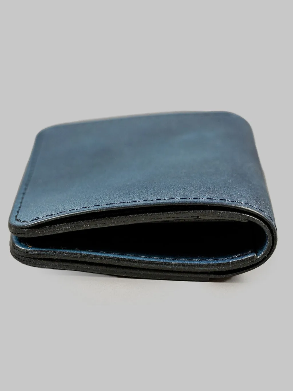 Studio D'artisan Indigo Leather Mini Wallet