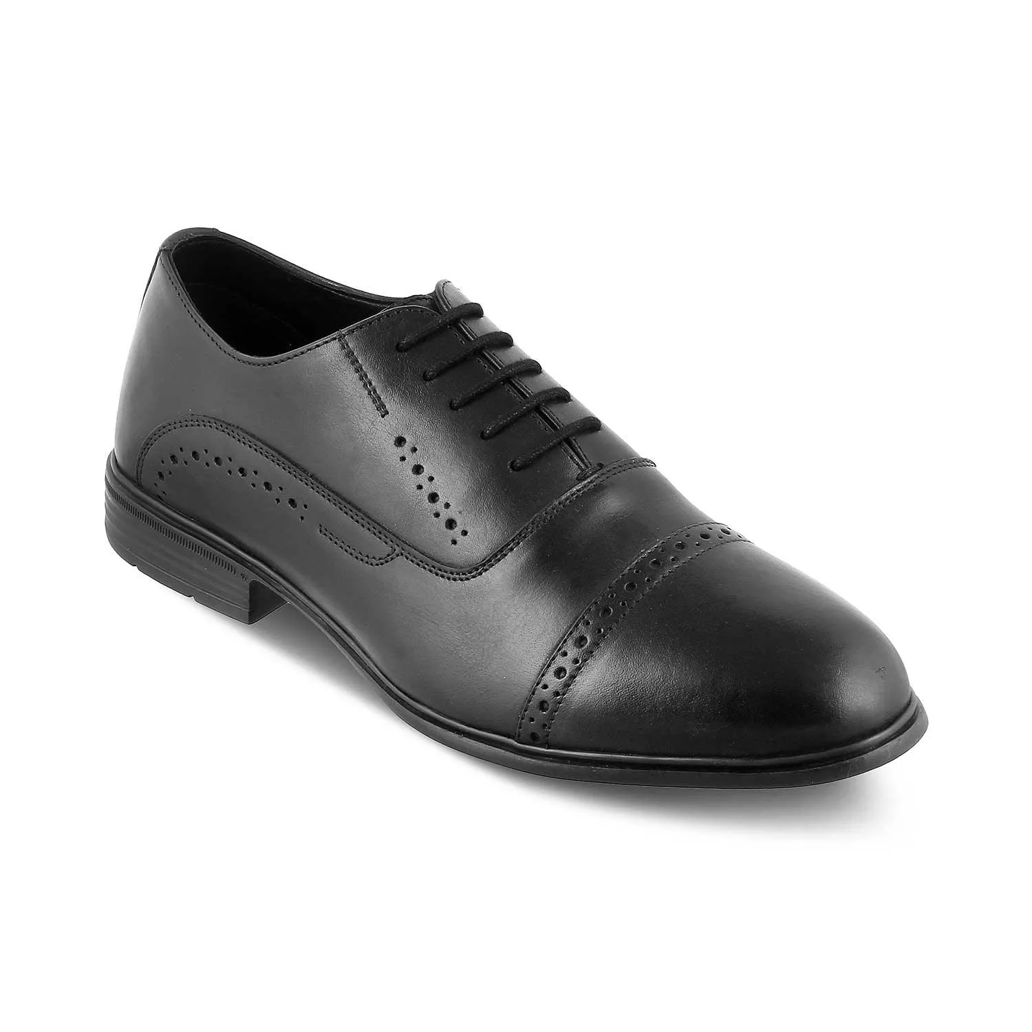 The Aario Black Men's Lace Ups Tresmode