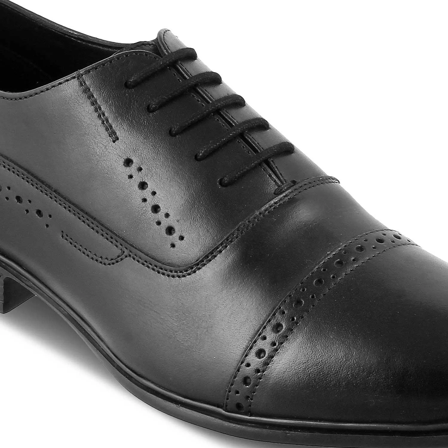 The Aario Black Men's Lace Ups Tresmode