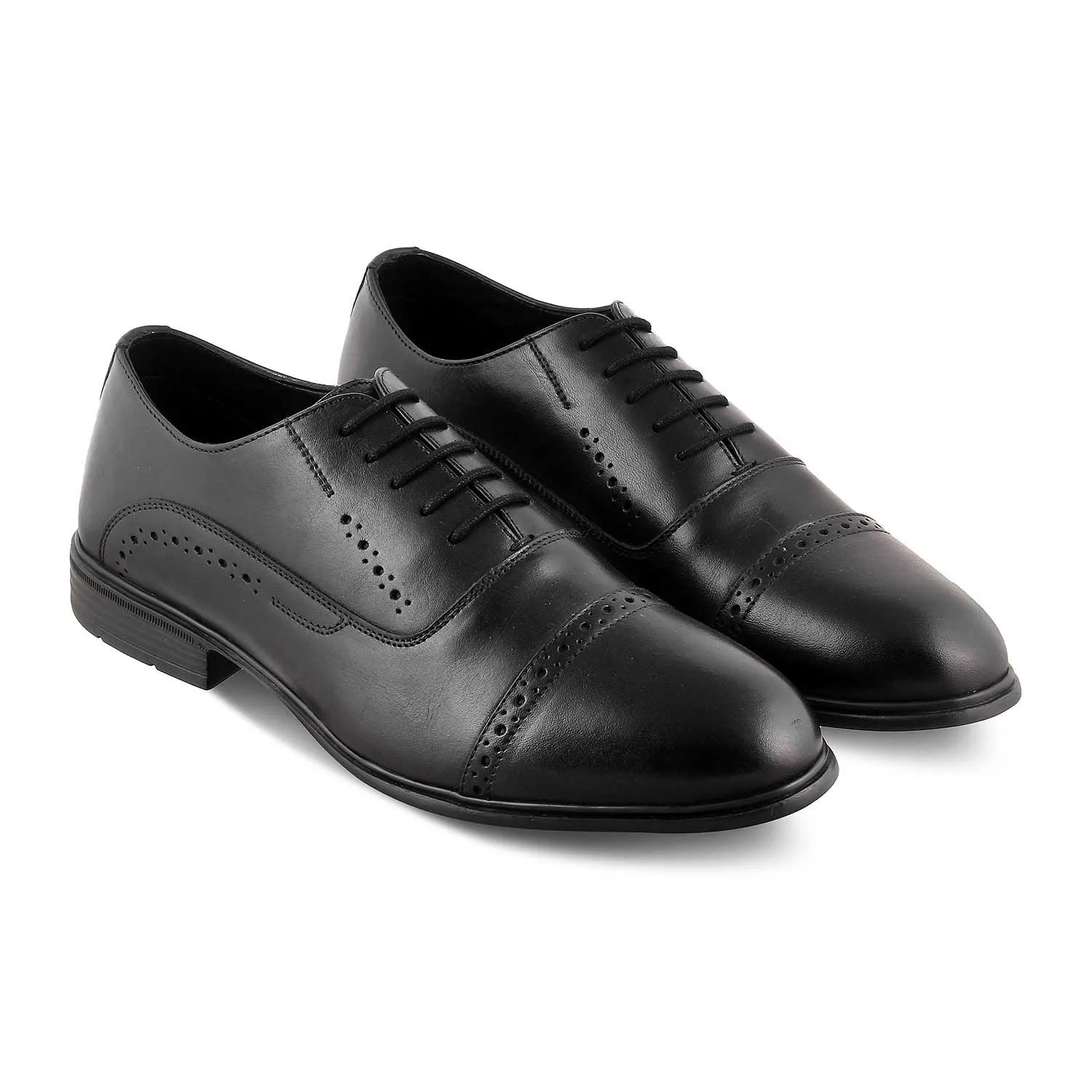 The Aario Black Men's Lace Ups Tresmode