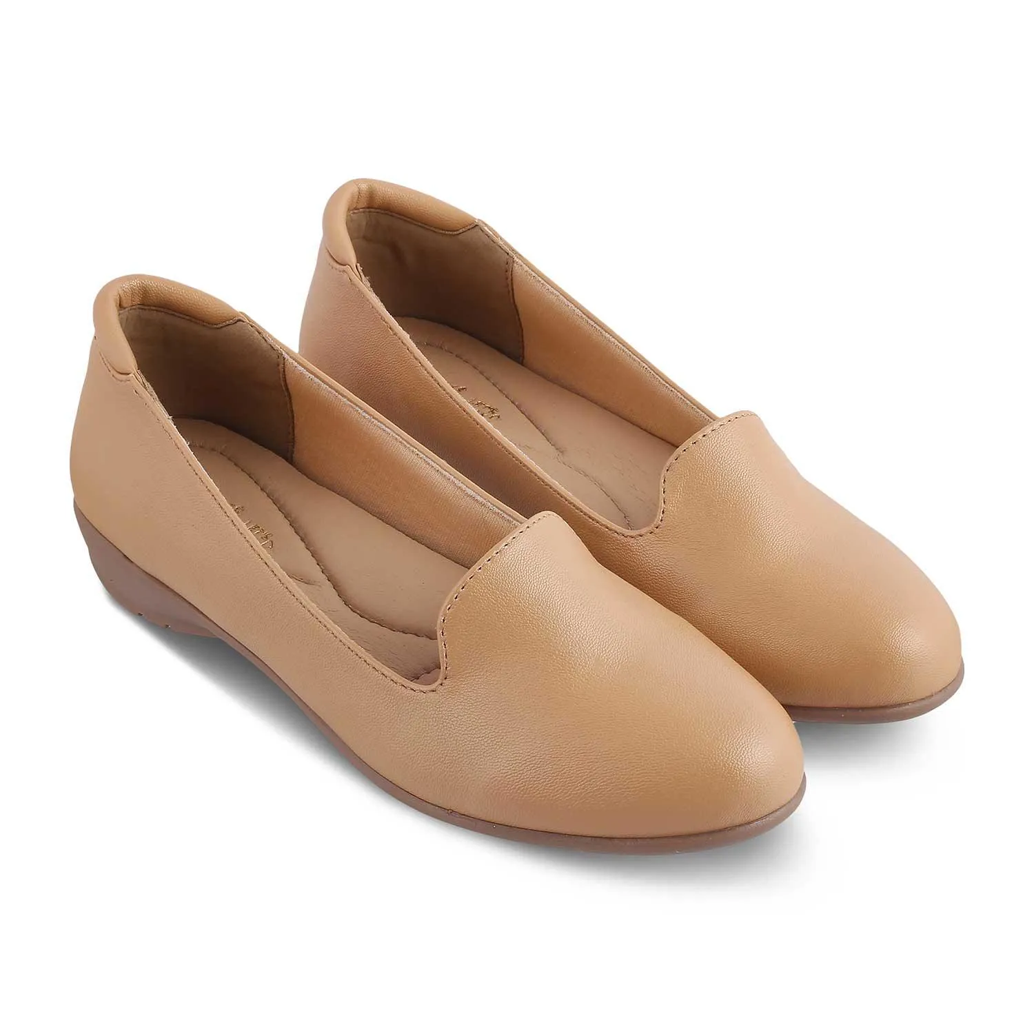 The Samsy Beige Women's Casual Ballerinas Tresmode