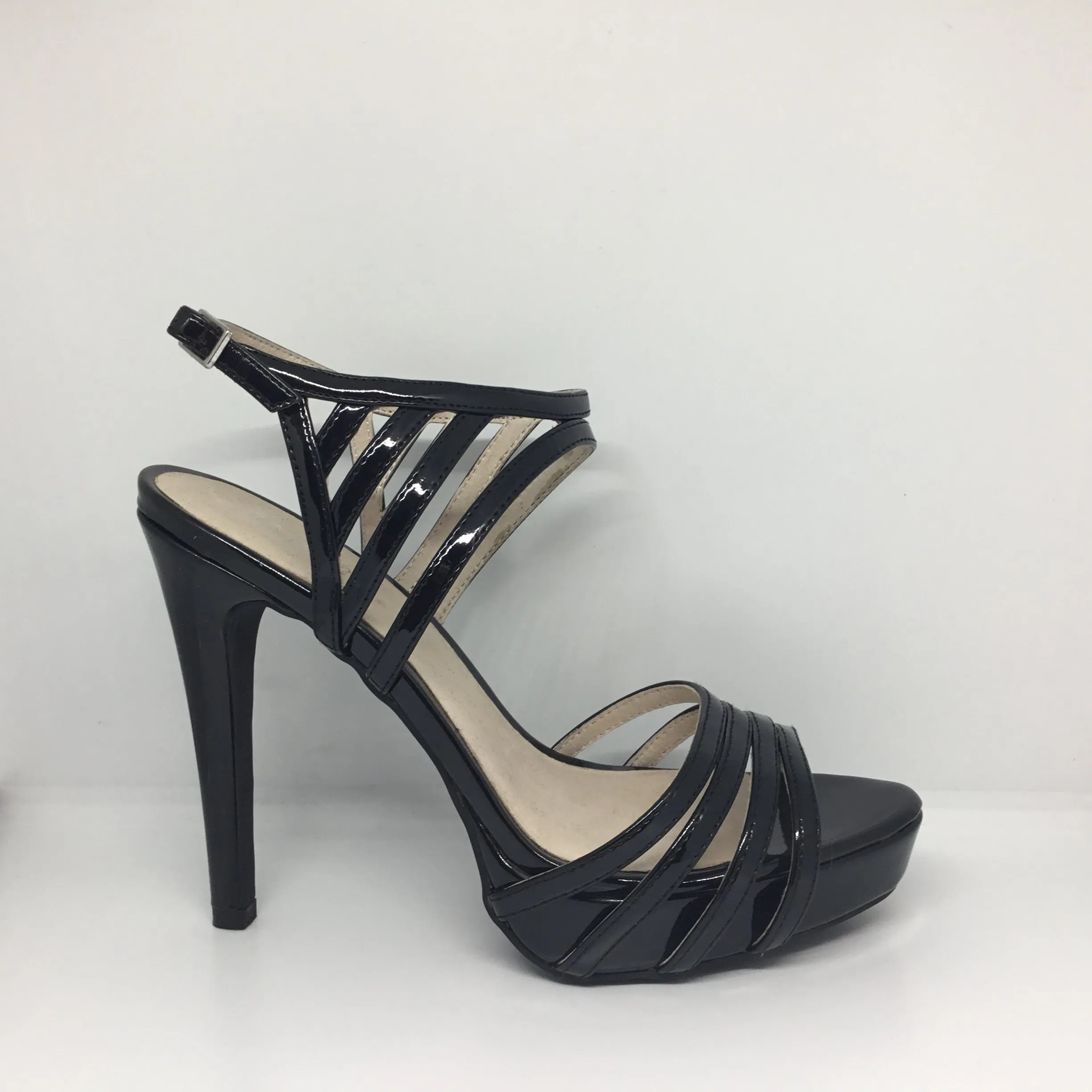 Wild Rose Summer Black Heel