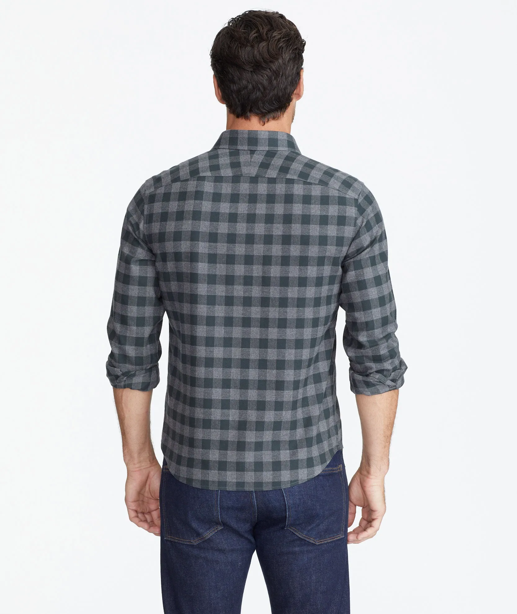 Wrinkle-Free Flannel Vigouroux Shirt - FINAL SALE