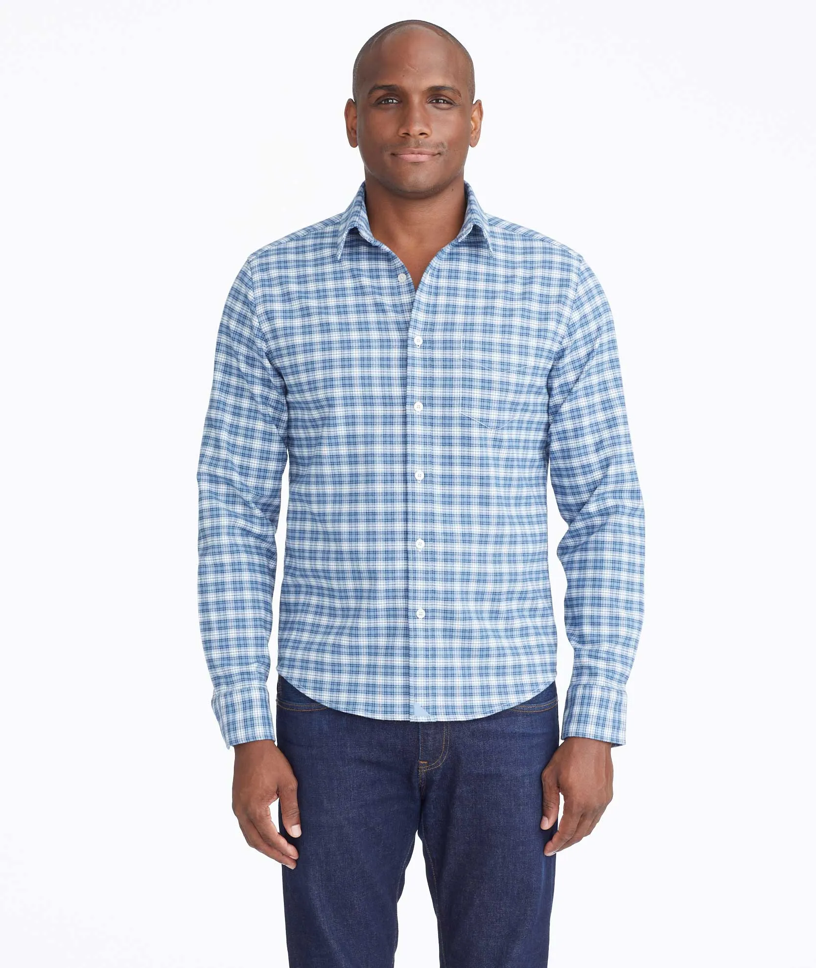 Wrinkle-Free Performance Flannel Dhais Shirt - FINAL SALE